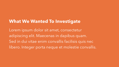 Research Report Presentation