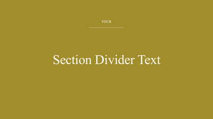 Title Slide for PowerPoint (with Matching Dividers & Closing)