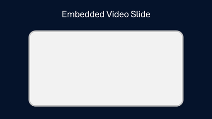 Embedded Video in Slide