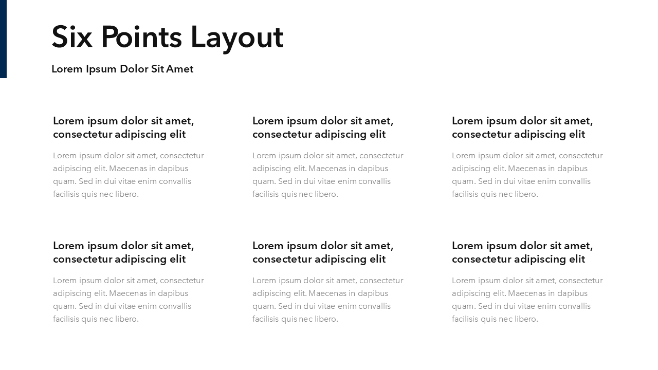 Simple Black & White PowerPoint Template