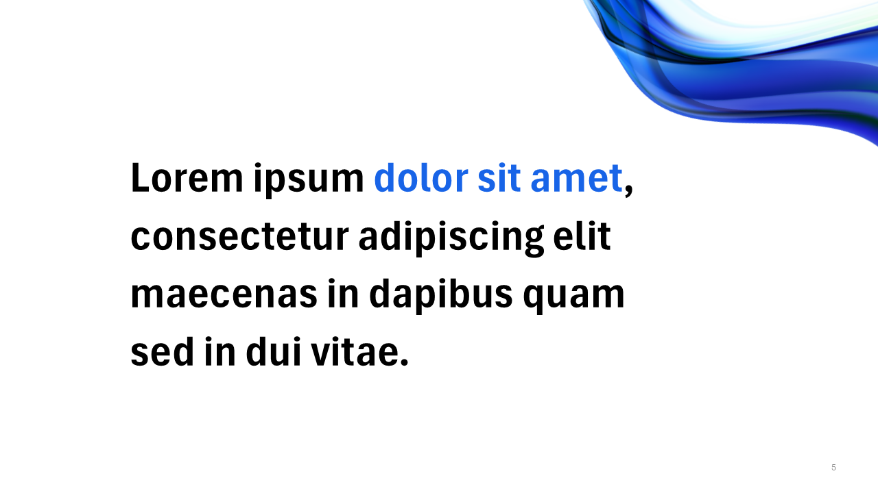 Blue Wave PowerPoint Template