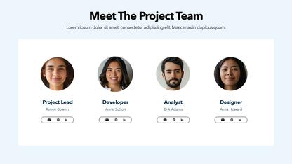 Project Team Slide