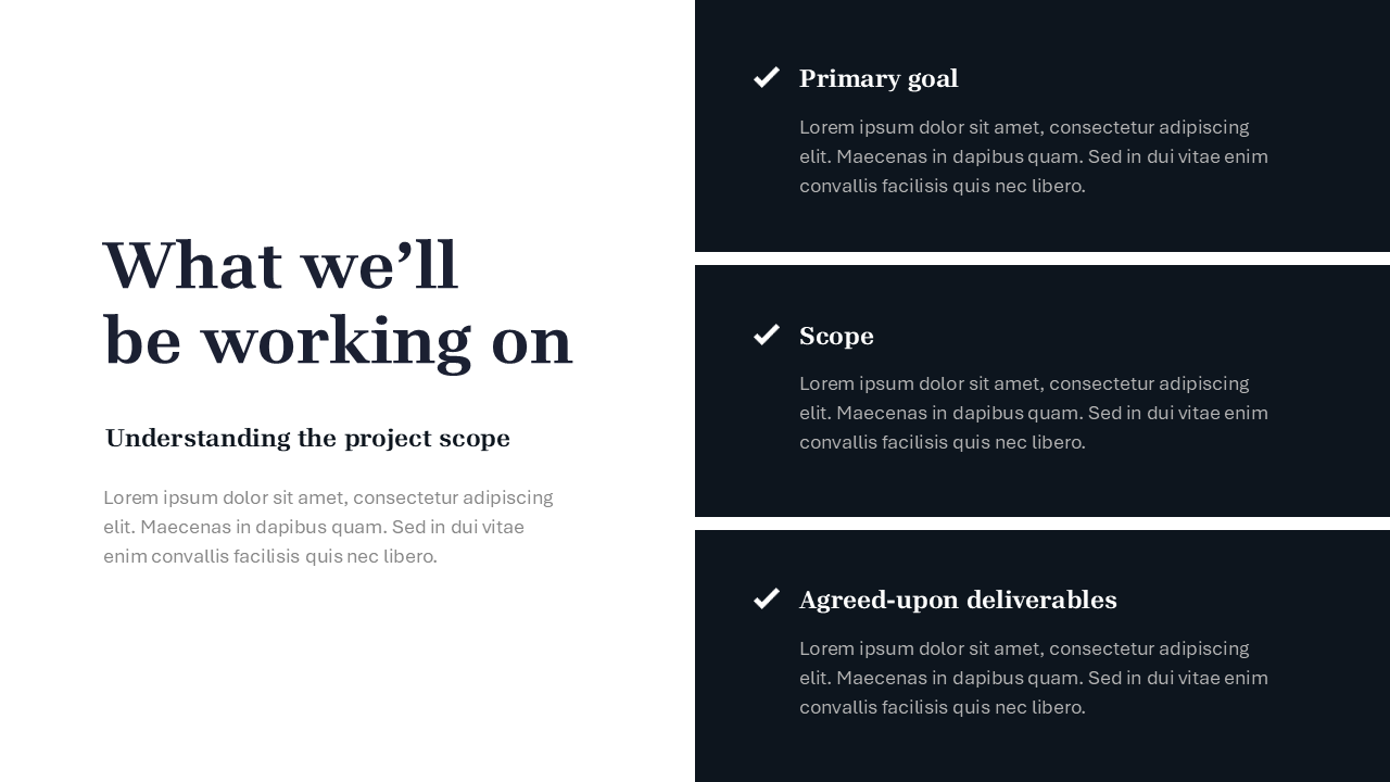 Black and White PowerPoint Template