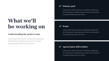 Black and White PowerPoint Template