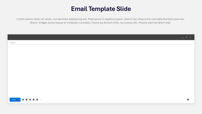 Email Template Slide