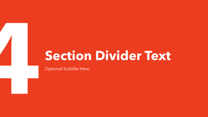 Section Divider Slide