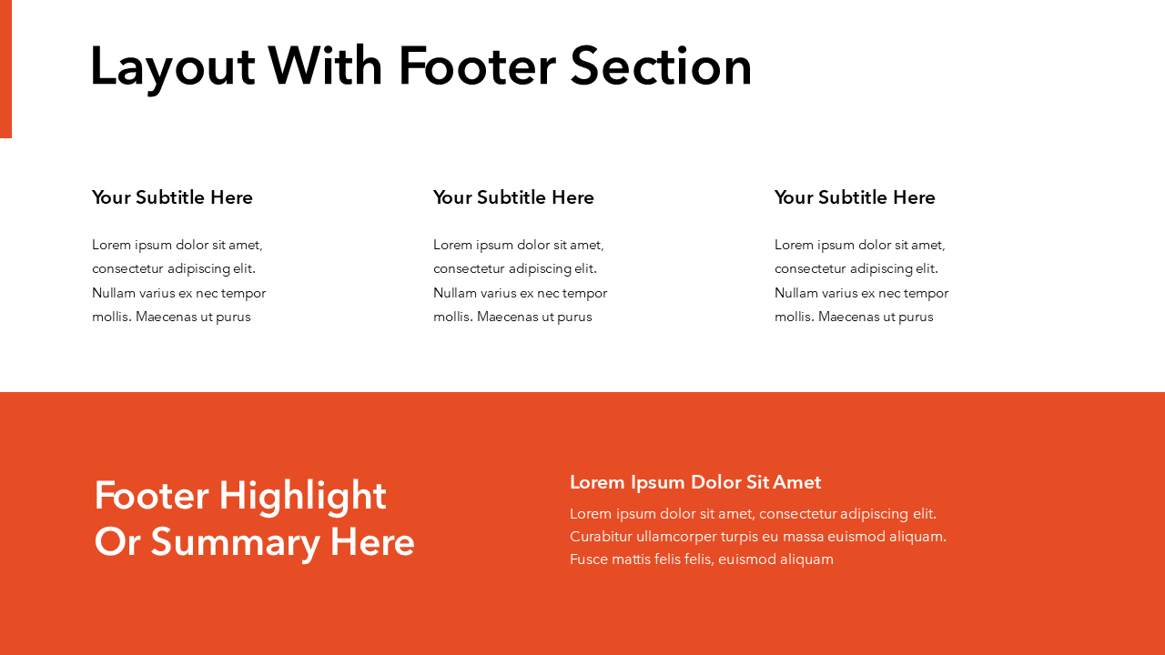 Simple Red PowerPoint Template
