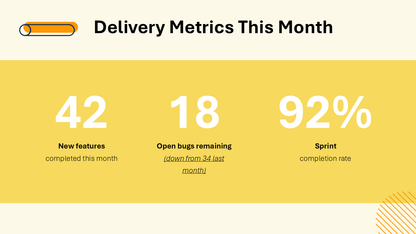 Status Update Slides