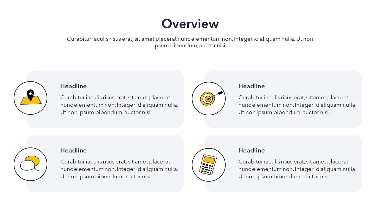 Yellow Presentation Template