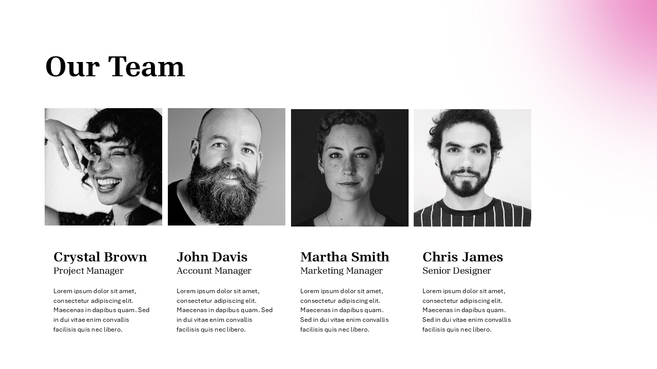 Gradient Presentation Template