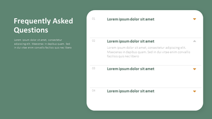 FAQ Slide Template