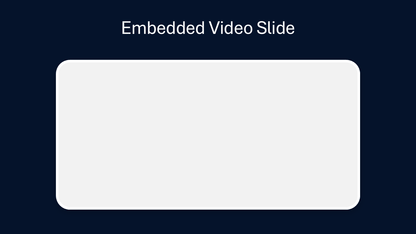 Embedded Video in Slide