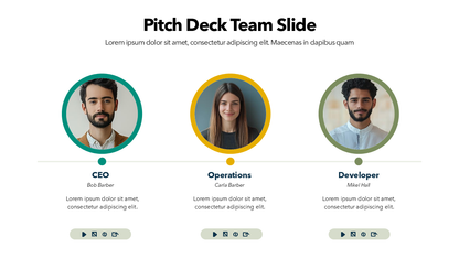 Pitch Deck Team Slide