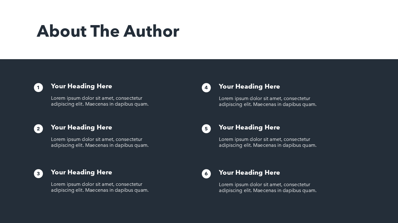 Numbered List PowerPoint