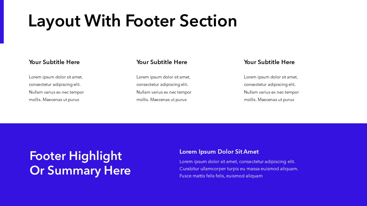 Simple Blue PowerPoint Template