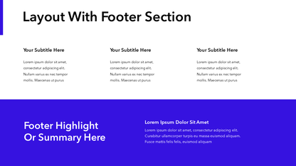 Simple Blue PowerPoint Template