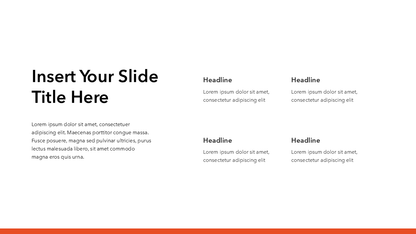 Simple Red PowerPoint Template