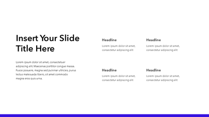 Simple Blue PowerPoint Template