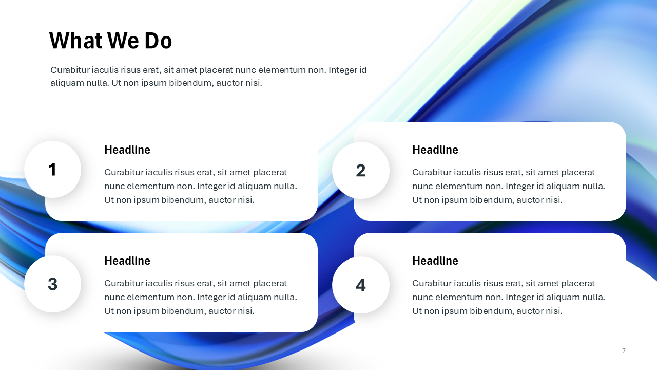 Blue Wave PowerPoint Template