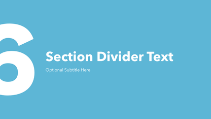 Section Divider Slide