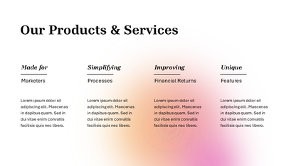 Gradient Presentation Template