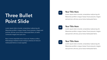 Simple Black & White PowerPoint Template
