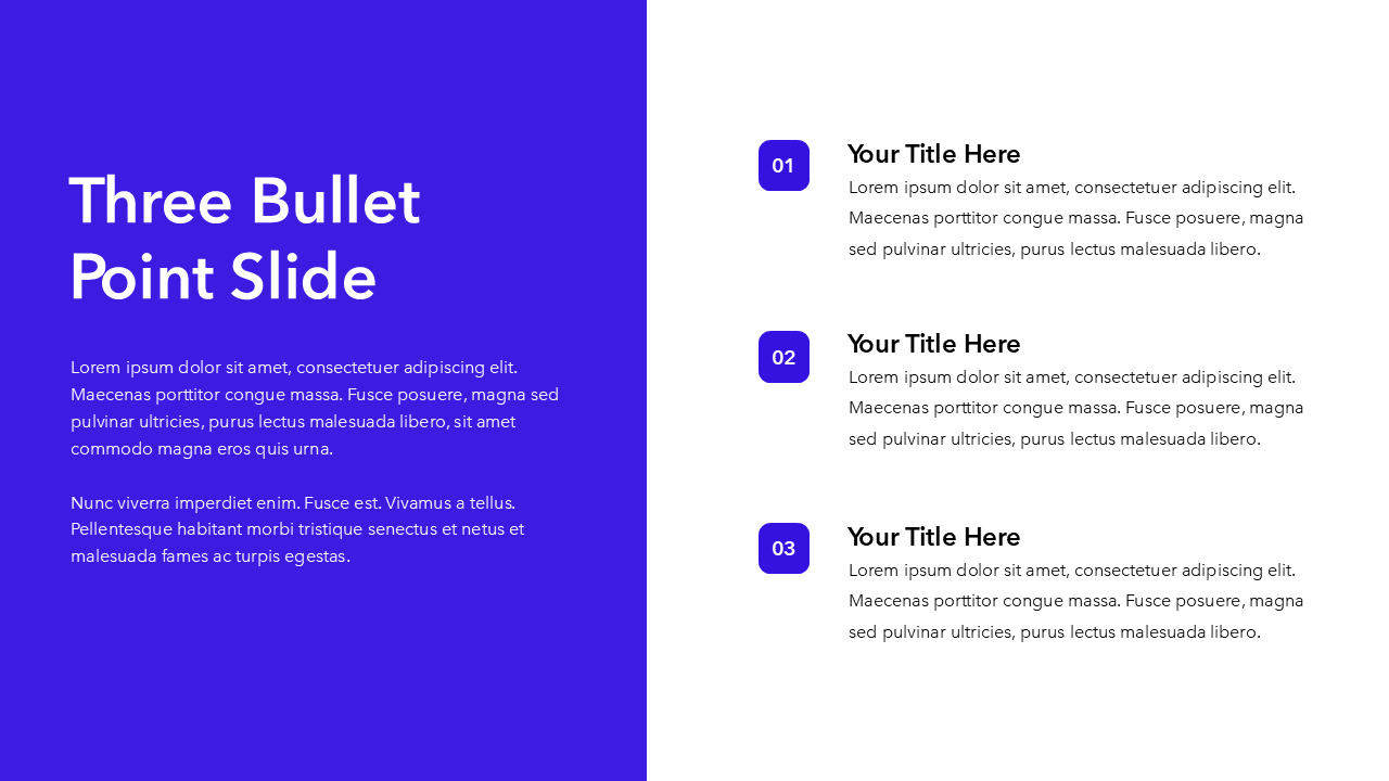 Simple Blue PowerPoint Template