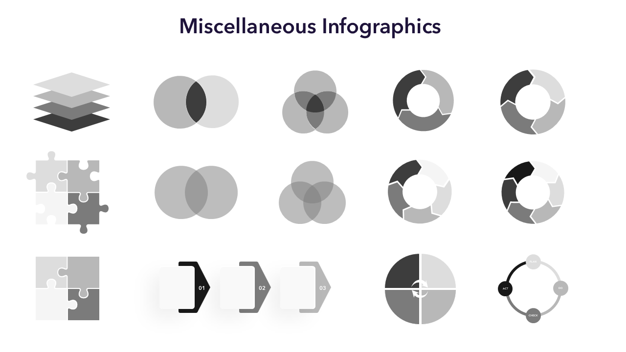 Simple Infographics for PPT