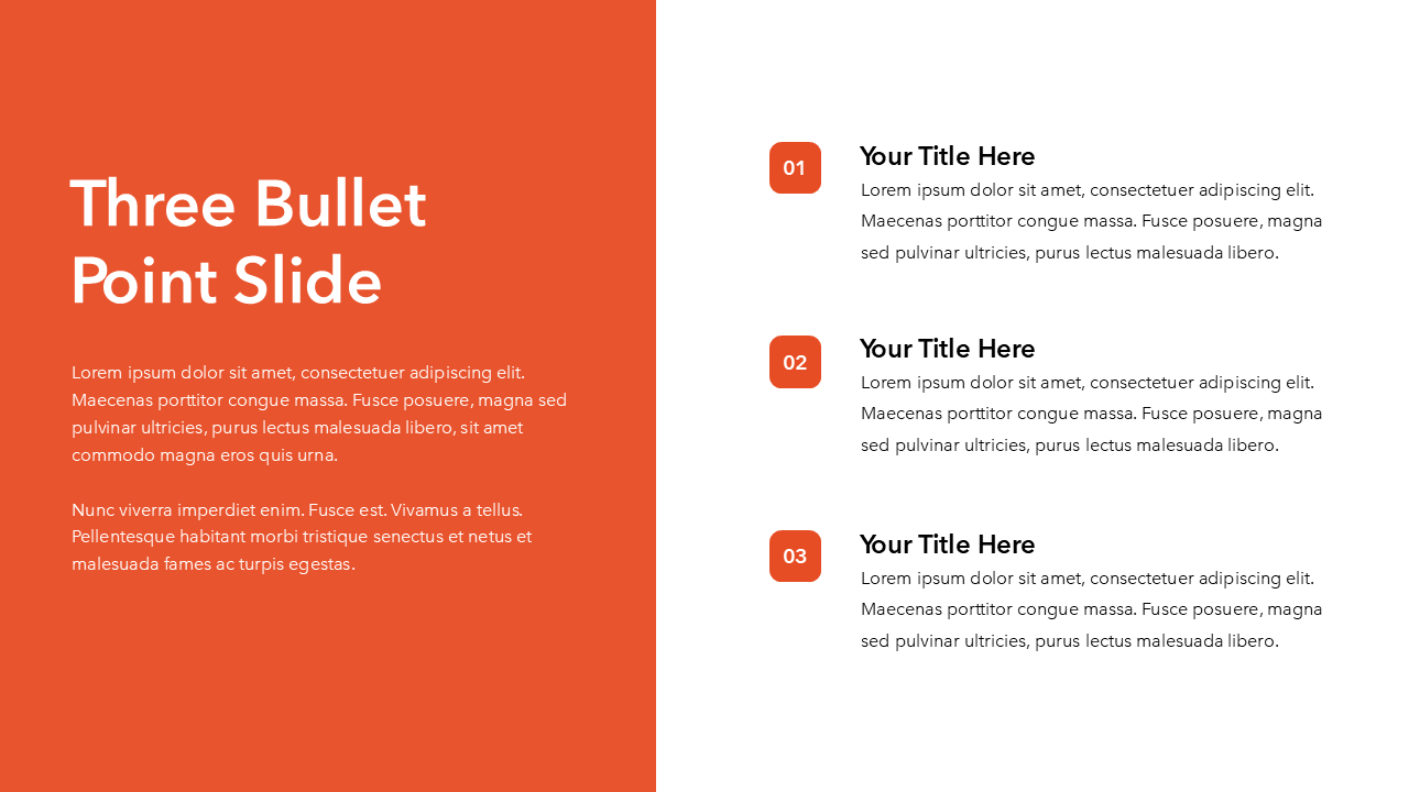 Simple Red PowerPoint Template