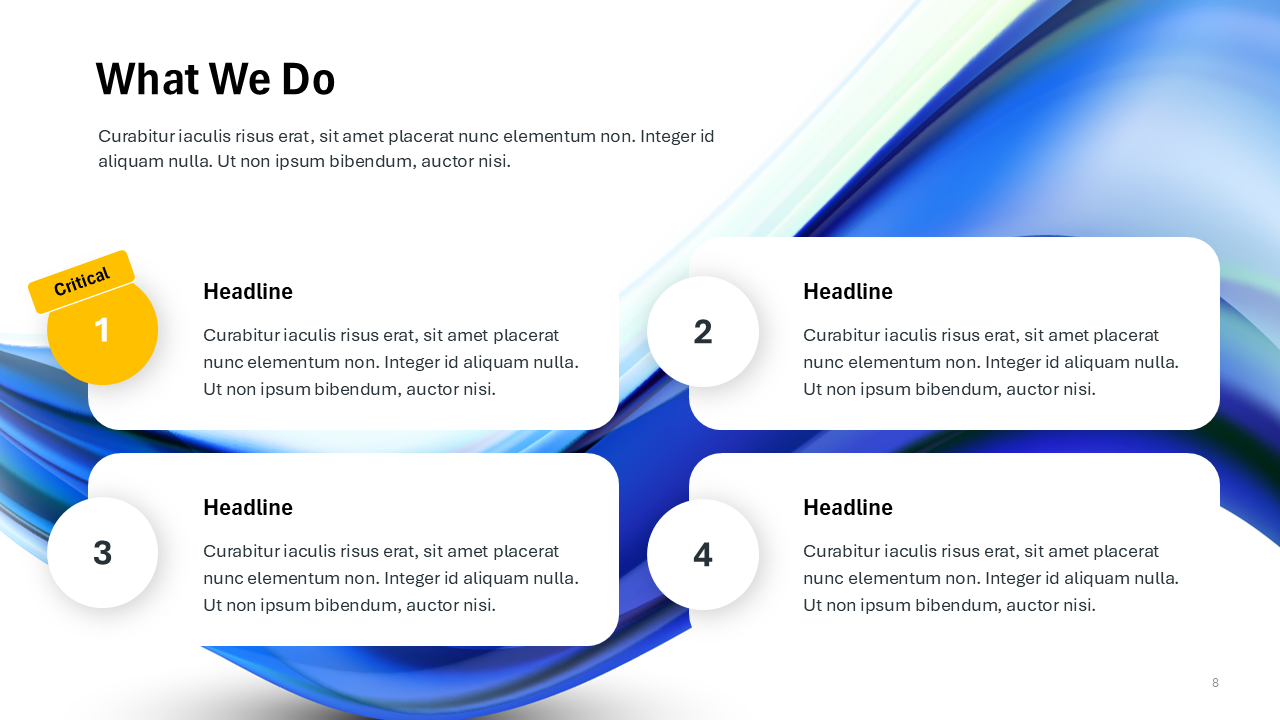 Blue Wave PowerPoint Template