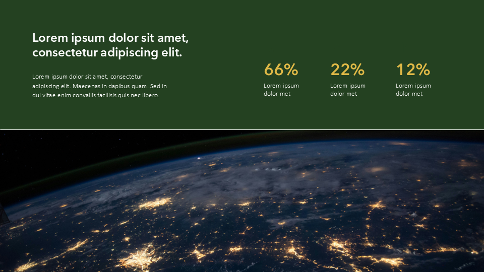 Corporate Presentation Template (Dark Green)