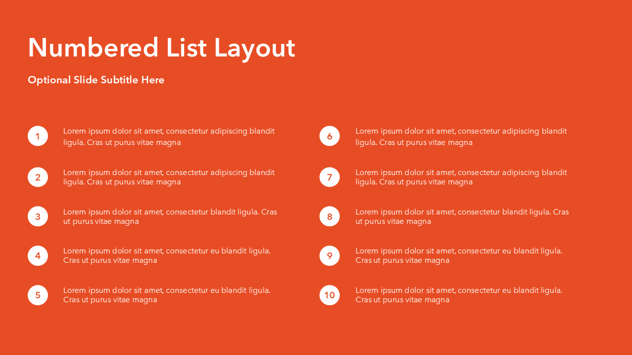 Simple Red PowerPoint Template