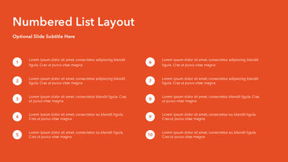 Simple Red PowerPoint Template