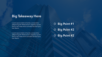 Professional Blue Corporate Presentation Template