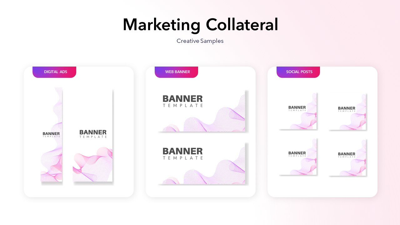 Marketing presentation template