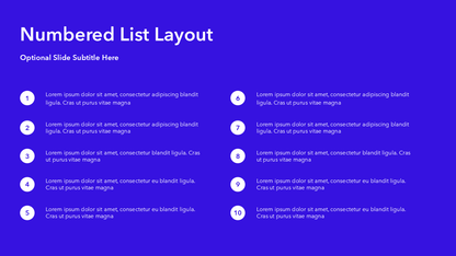 Simple Blue PowerPoint Template