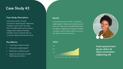 Consulting slide deck template