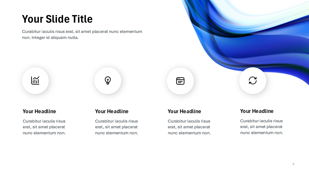 Blue Wave PowerPoint Template