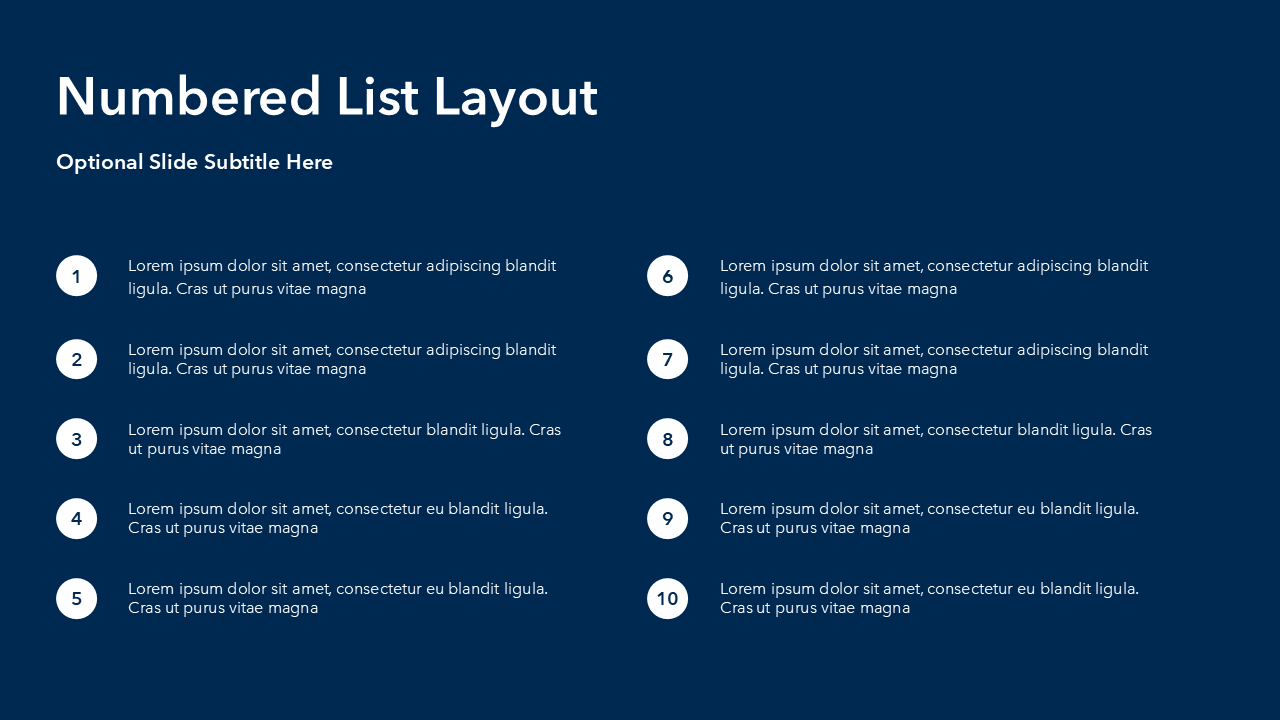 Simple Black & White PowerPoint Template