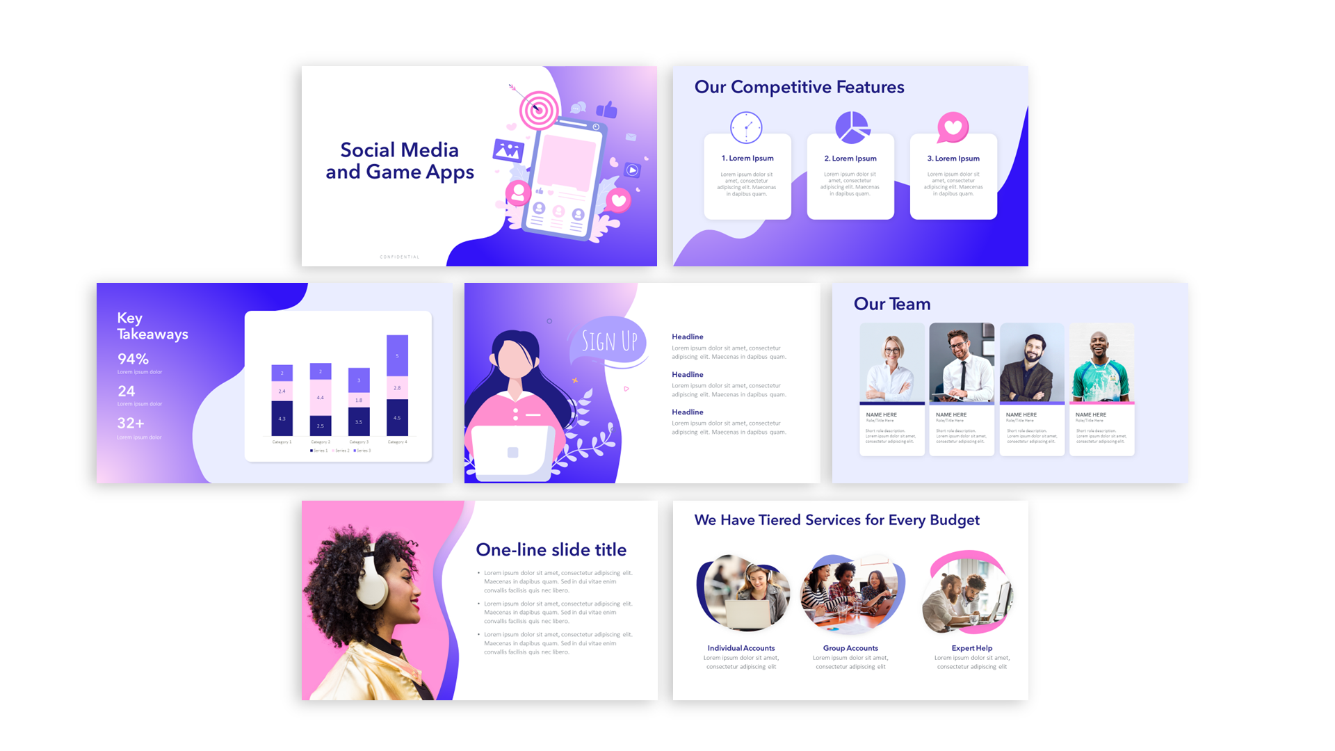 Program Single Slide Tech Pitch Deck Template | PowerPoint and Google Slides