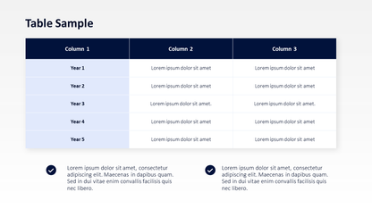 Table with Column and Row Headings | PPT