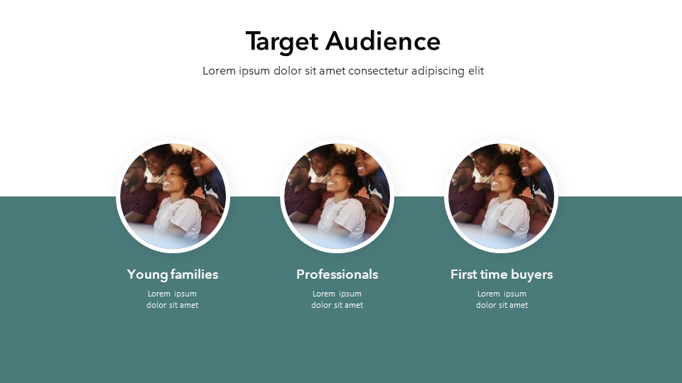 Target Audience Slide Template