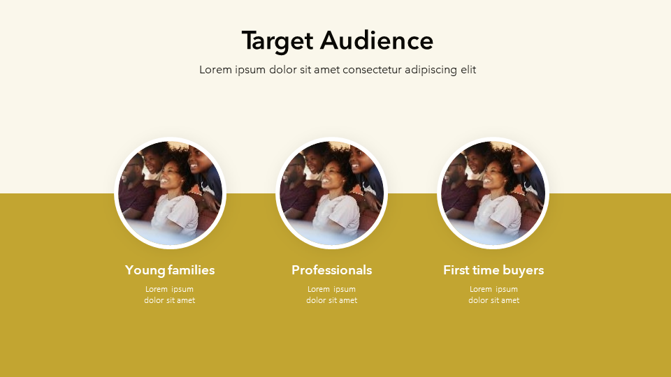 Target Audience Slide Template