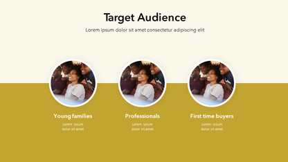 Target Audience Slide Template