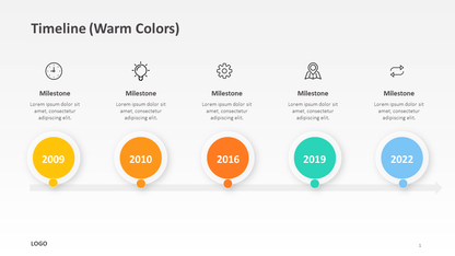 Timeline Slide Template