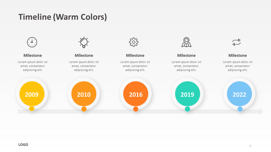 Timeline Slide Template