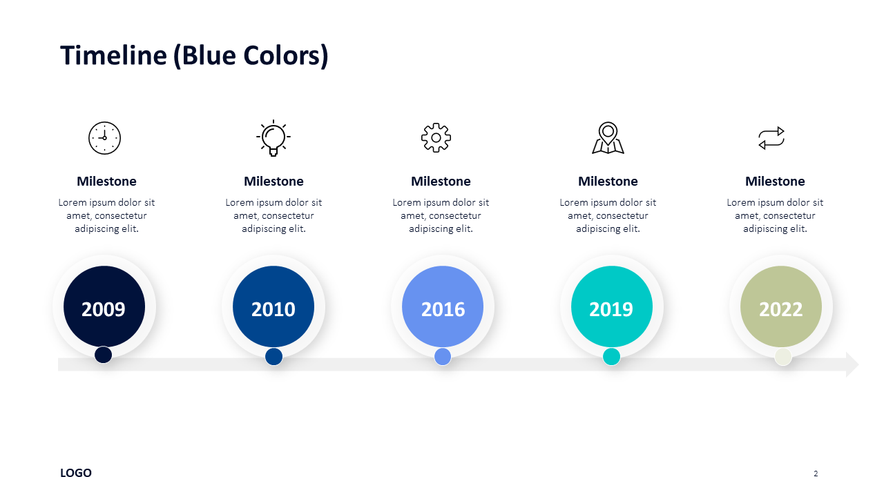 Timeline Slide Template