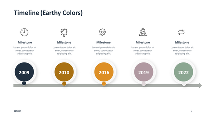 Timeline Slide Template