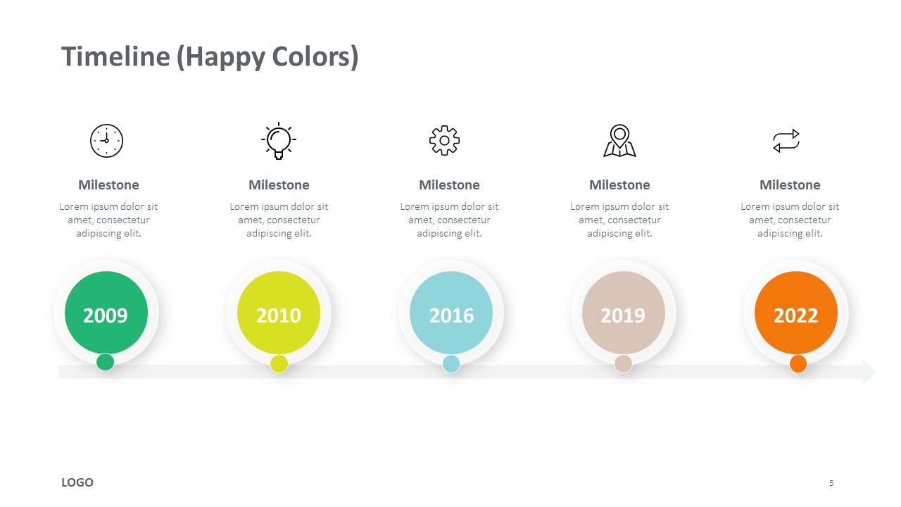 Timeline Slide Template