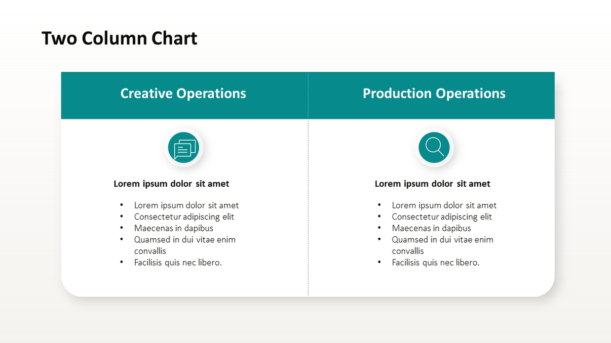 Two-Column Table Template | PPT or Google Slides